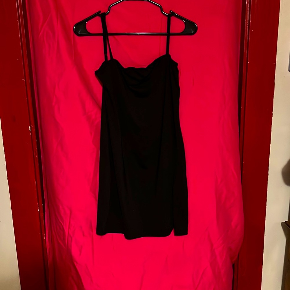 Short black cocktail dress